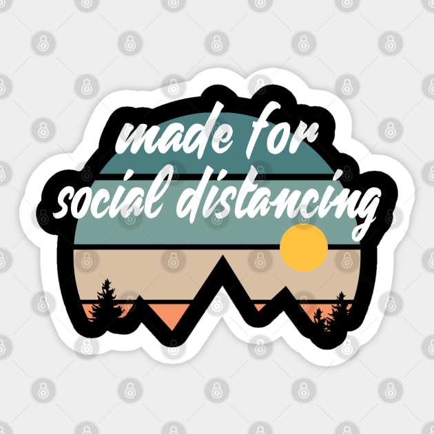 Social Distancing Keep Distance Corona Outdoor Sticker by Kuehni